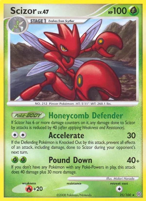 Scizor 25 card from Stormfront