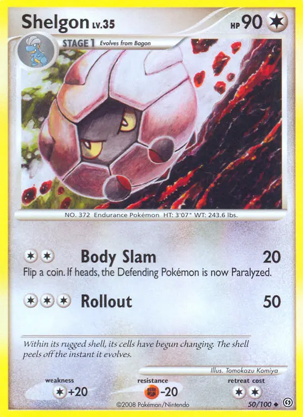 Shelgon 50 card from Stormfront