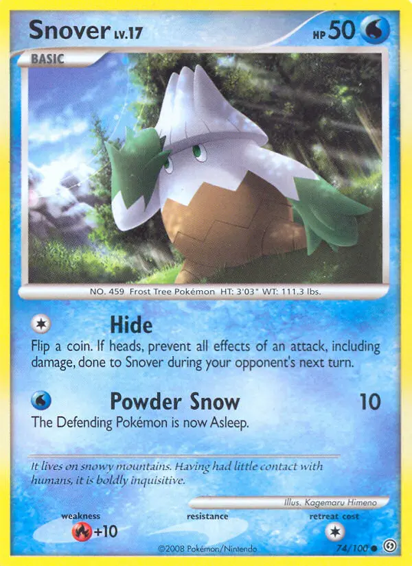 Snover 74 card from Stormfront