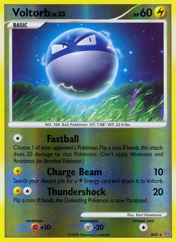Voltorb SH3 card from Stormfront