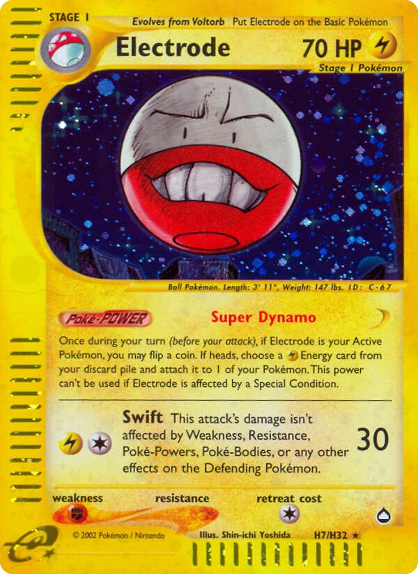 Electrode H7 card from Aquapolis