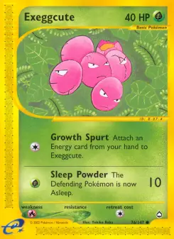 Exeggcute — Aquapolis #76
