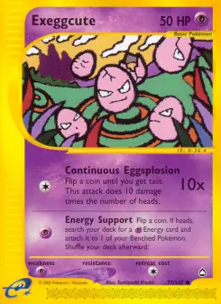 Exeggcute 77 — Aquapolis