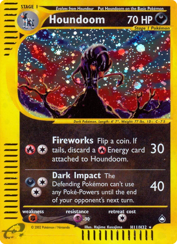Houndoom H11 — the most expensive Houndoom card