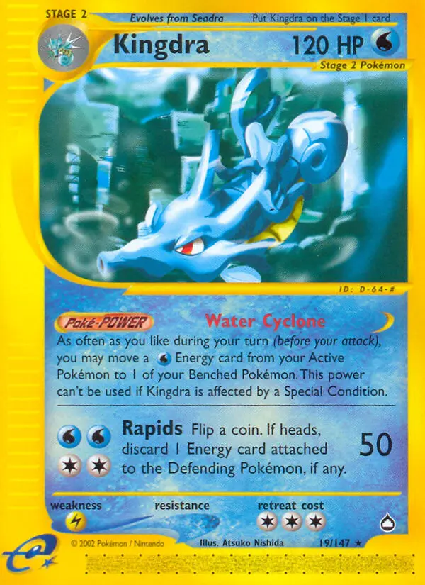 Kingdra 19 — Aquapolis 19, Normal finish
