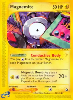 Magnemite — Aquapolis #91
