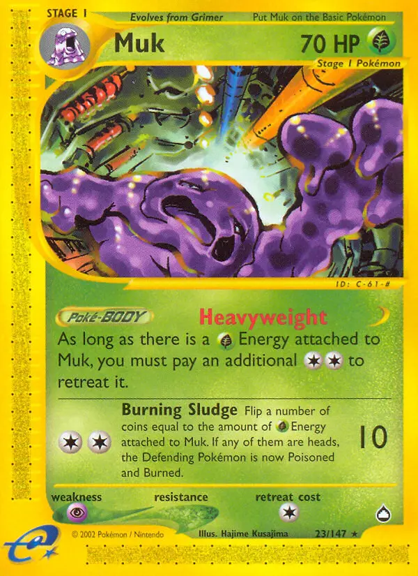 Muk 23 card from Aquapolis