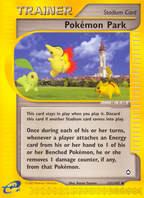 Pokémon Park 131 card from Aquapolis