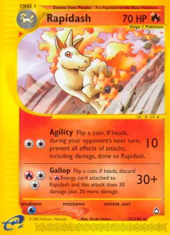 Rapidash — Aquapolis #31