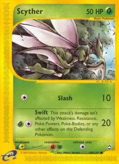 Scyther — Aquapolis #106