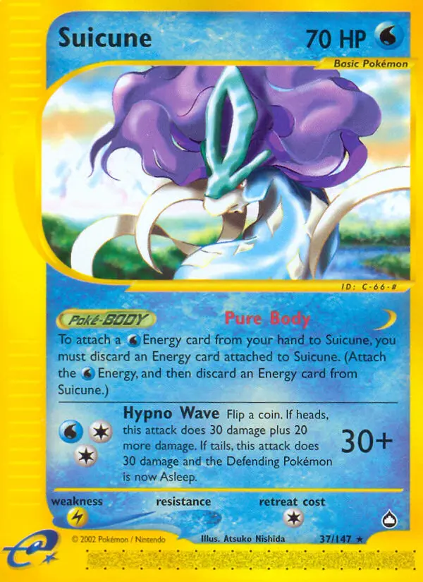 Suicune 37 — Aquapolis 37, Normal finish