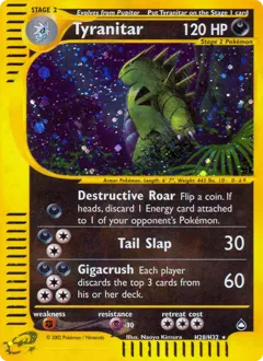 Tyranitar H28 — Aquapolis