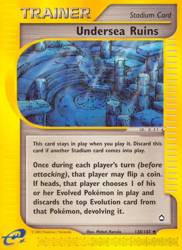 Undersea Ruins 138 — Aquapolis 138, Normal finish