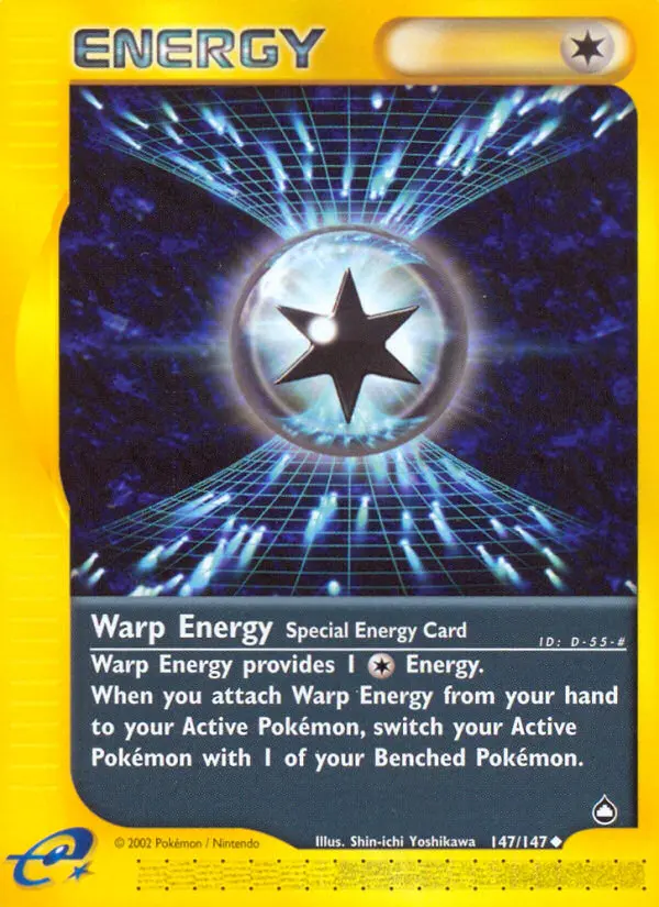 Warp Energy 147 card from Aquapolis
