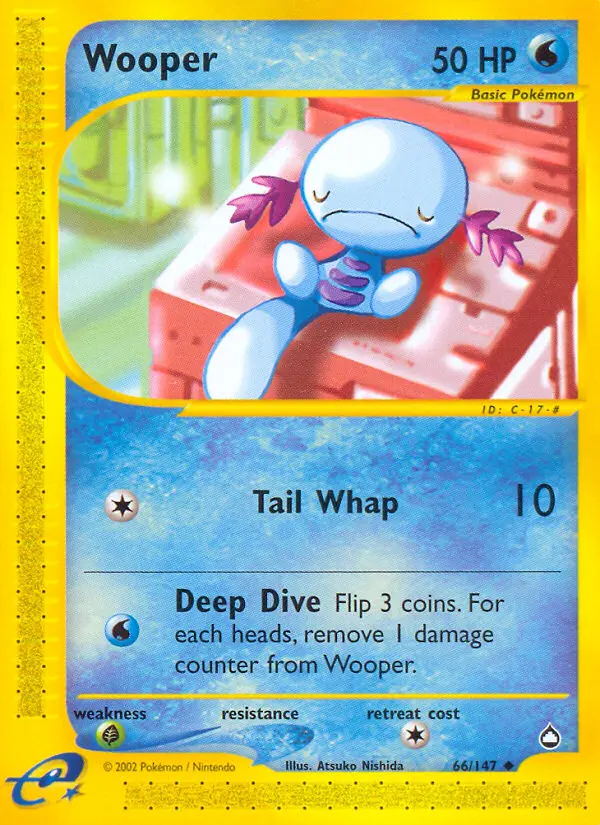 Wooper 66 — the most expensive Wooper card