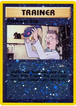 Professor Elm 3 — shown as an example of the Holofoil finish