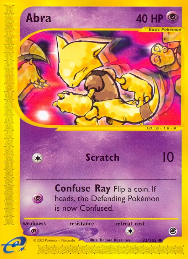 Abra 93 — Expedition Base Set 93, Normal finish