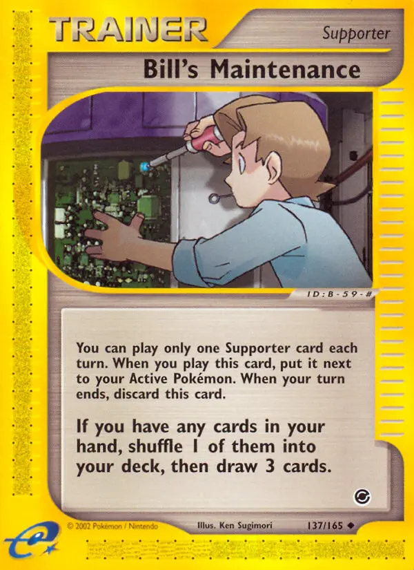 Bill's Maintenance 137 — Expedition Base Set 137, Normal finish