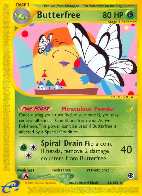 Butterfree 38 — Expedition Base Set 38, Normal finish