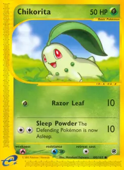Chikorita 100 — Expedition Base Set