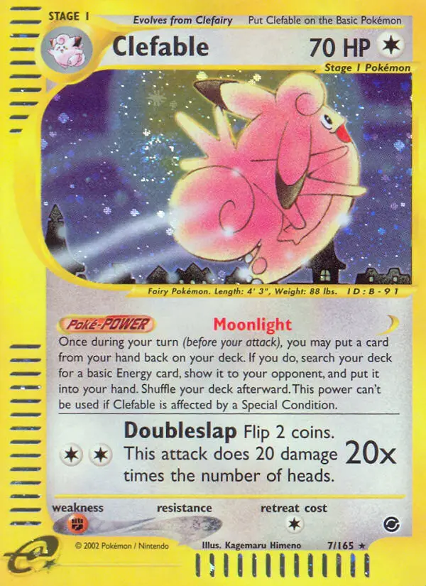 Clefable 7 — the most expensive Clefable card