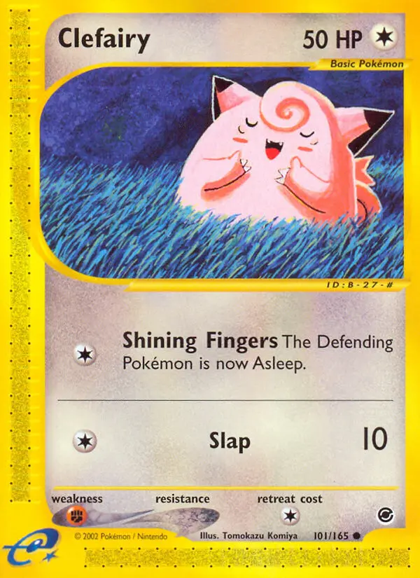 Clefairy 101 card from Expedition Base Set
