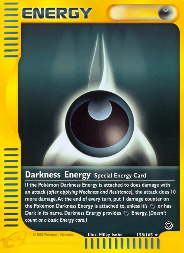 Darkness Energy 158 — Expedition Base Set 158, Normal finish