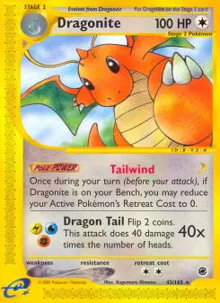 Dragonite — Expedition Base Set #43