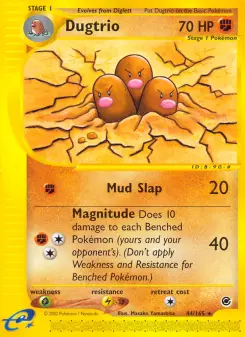 Dugtrio — Expedition Base Set #44