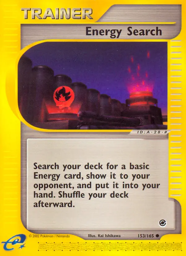 Energy Search 153 — Expedition Base Set 153, Normal finish