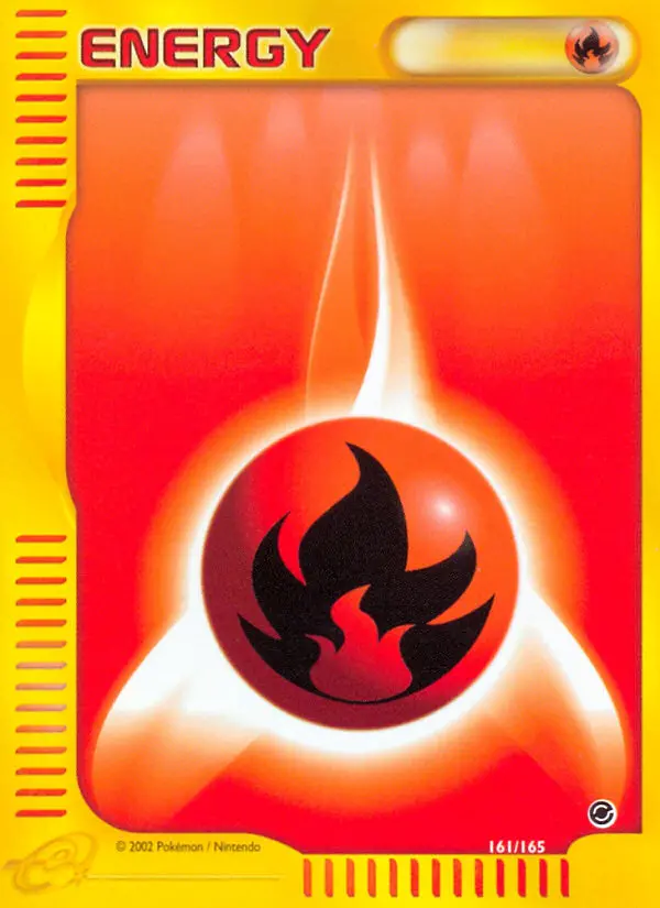 Fire Energy 161 — Expedition Base Set 161, Normal finish