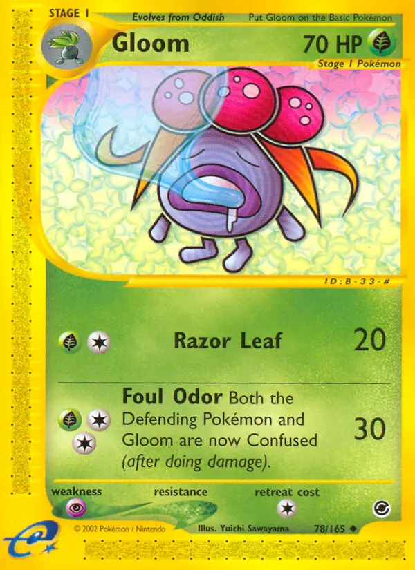 Gloom 78 — Expedition Base Set 78, Normal finish