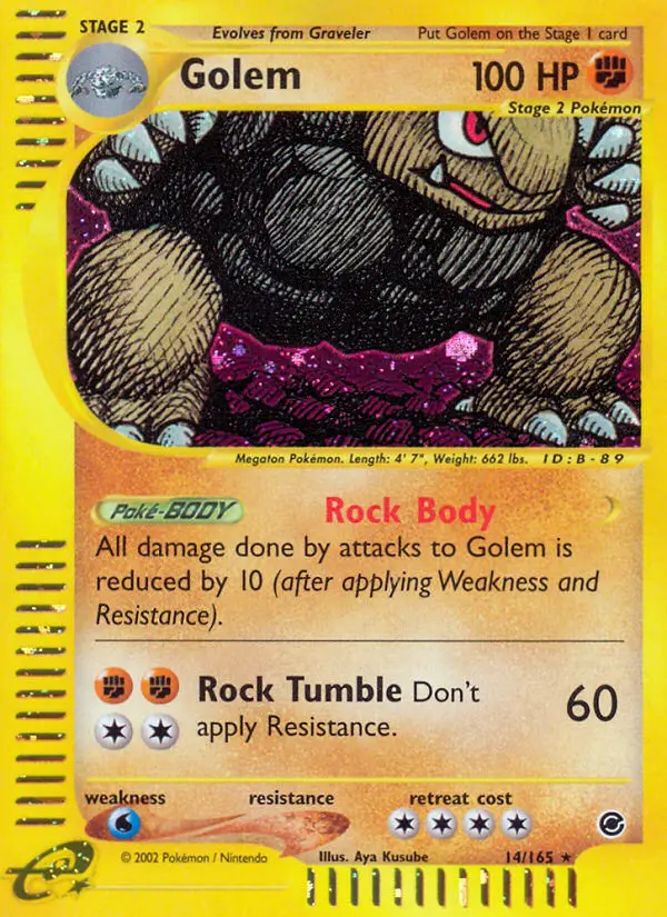 Golem 14 — Expedition Base Set 14, Holofoil finish