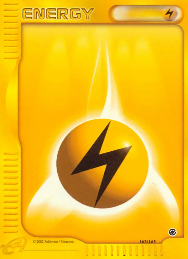 Lightning Energy 163 — Expedition Base Set 163, Normal finish