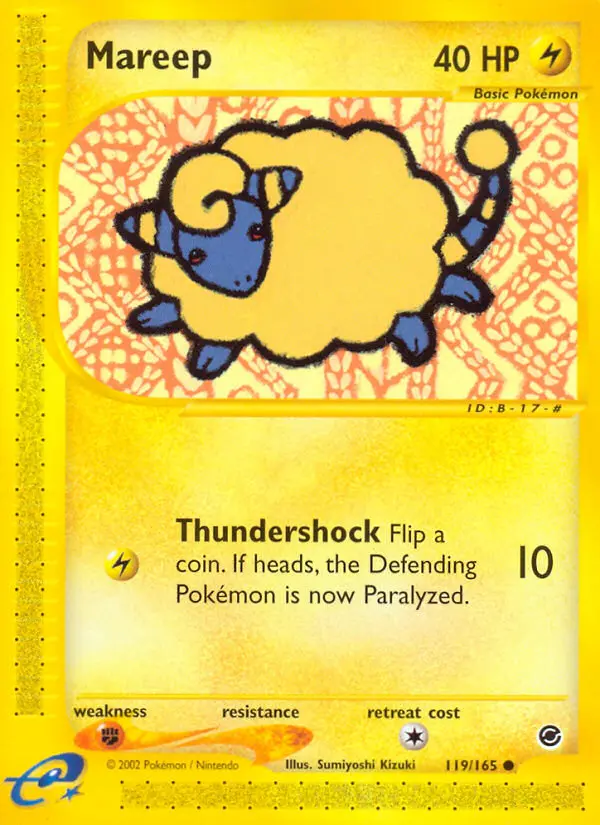 Mareep 119 — the most expensive Mareep card