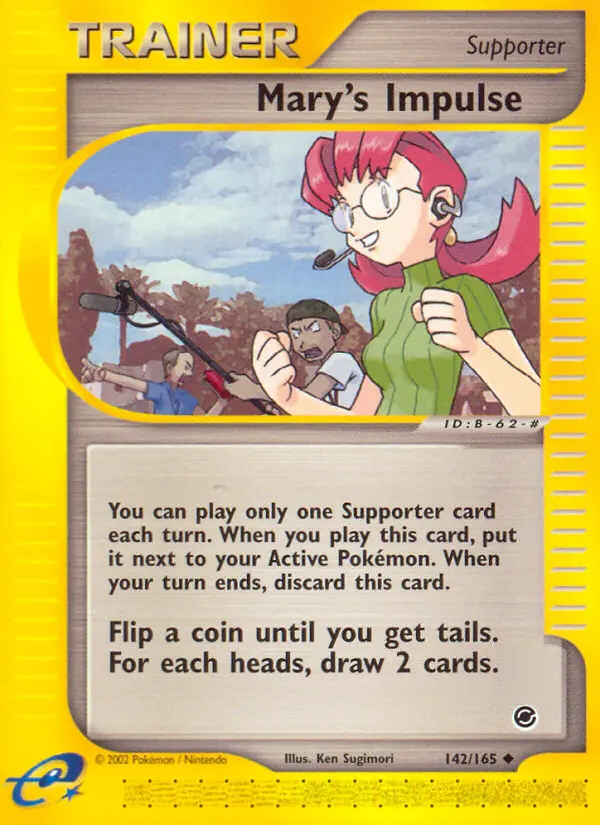 Mary's Impulse 142 — Expedition Base Set 142, Normal finish