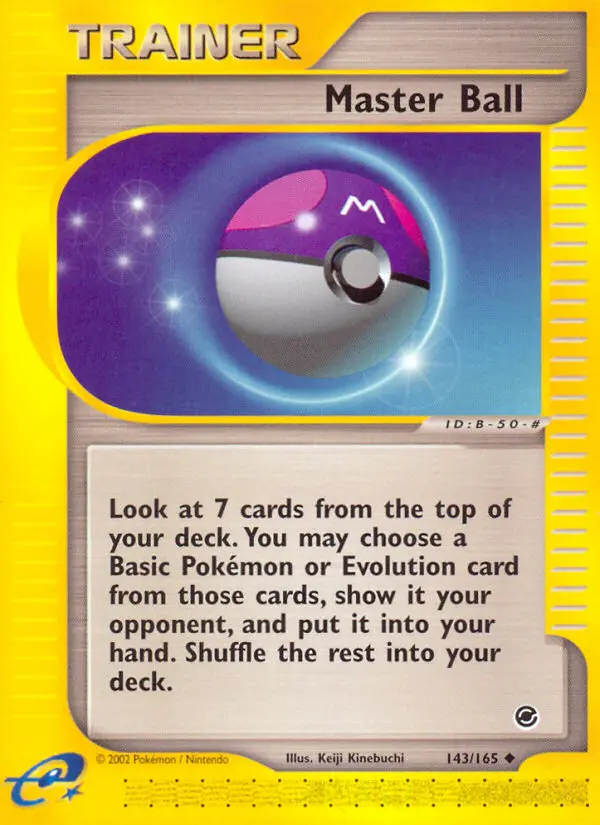 Master Ball 143 — Expedition Base Set 143, Normal finish