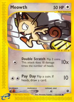 Meowth — Expedition Base Set #121