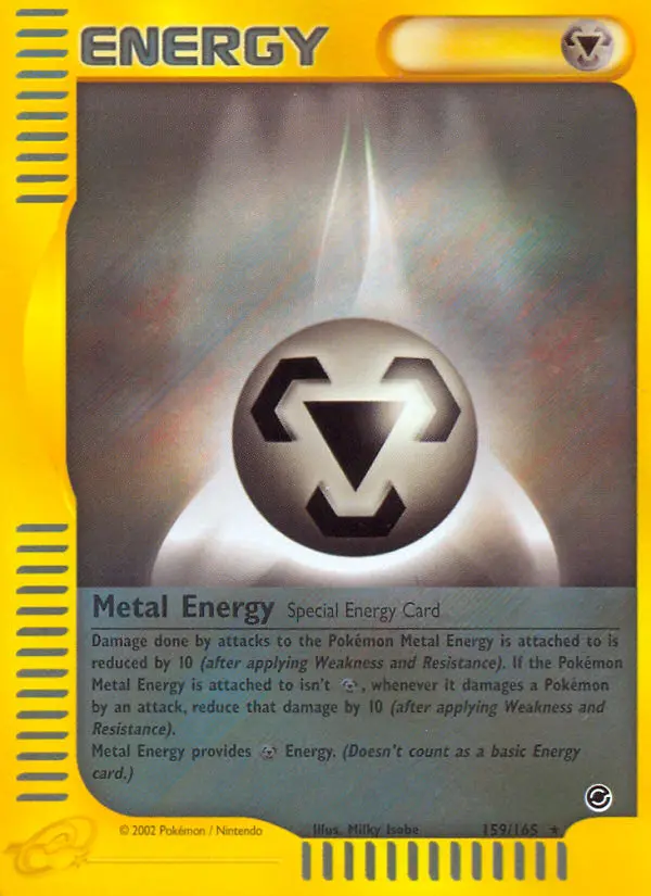Metal Energy 159 — Expedition Base Set 159, Normal finish
