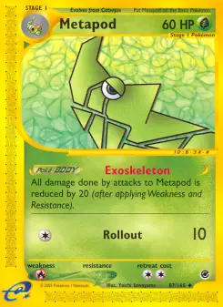 Metapod 87 — Expedition Base Set