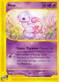 Mew 55 — Expedition Base Set