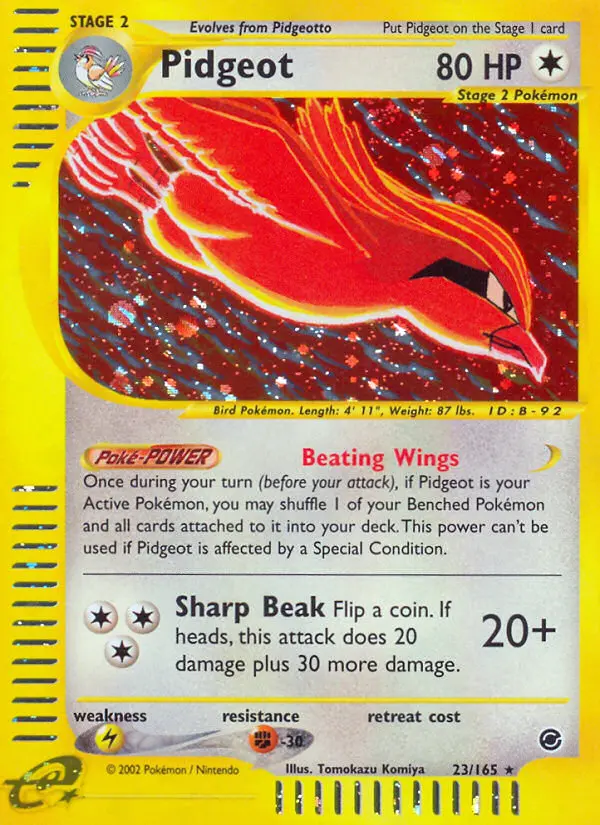 Pidgeot 23 — the most expensive Pidgeot card