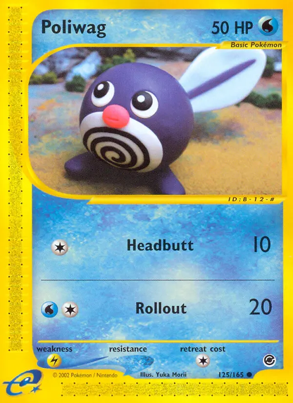Poliwag 125 card from Expedition Base Set
