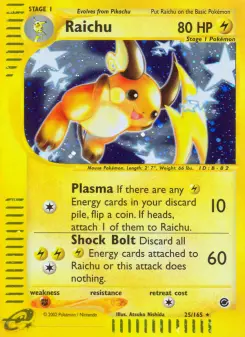 Raichu 25 — Expedition Base Set