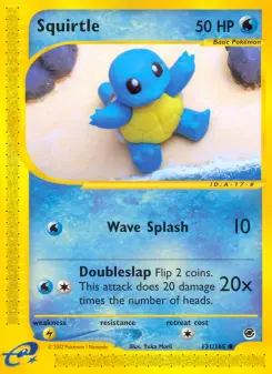 Squirtle 131 — Expedition Base Set