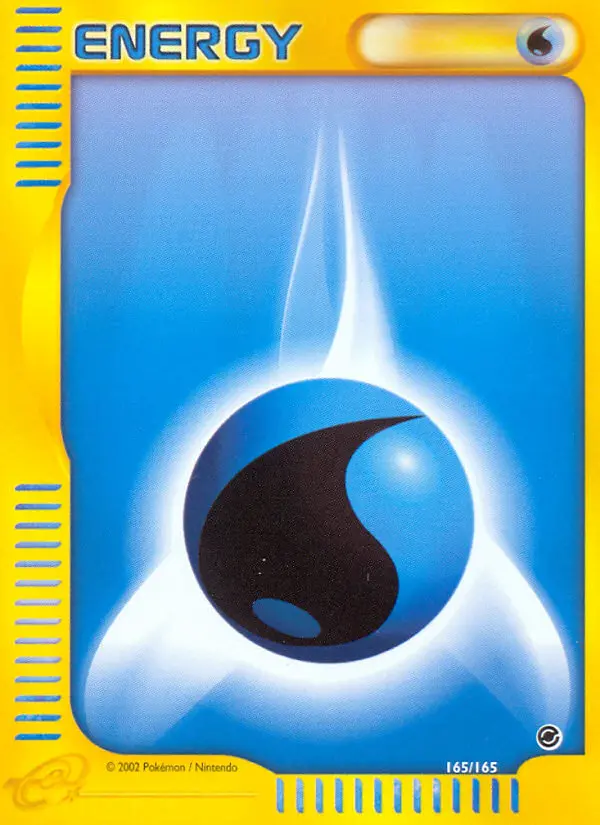 Water Energy 165 — Expedition Base Set 165, Normal finish
