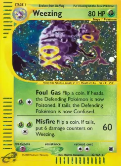 Weezing — Expedition Base Set #32