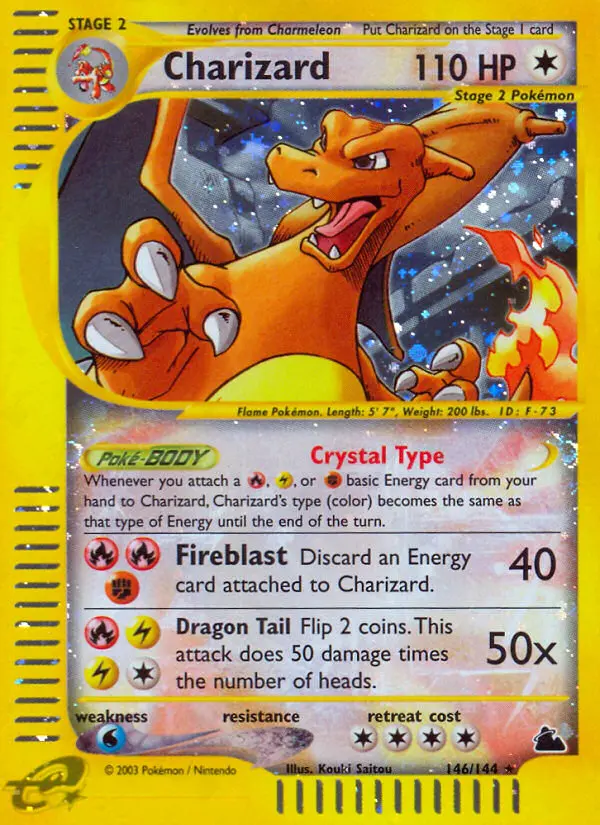 Charizard 146 — Skyridge 146, Reverse Holofoil finish