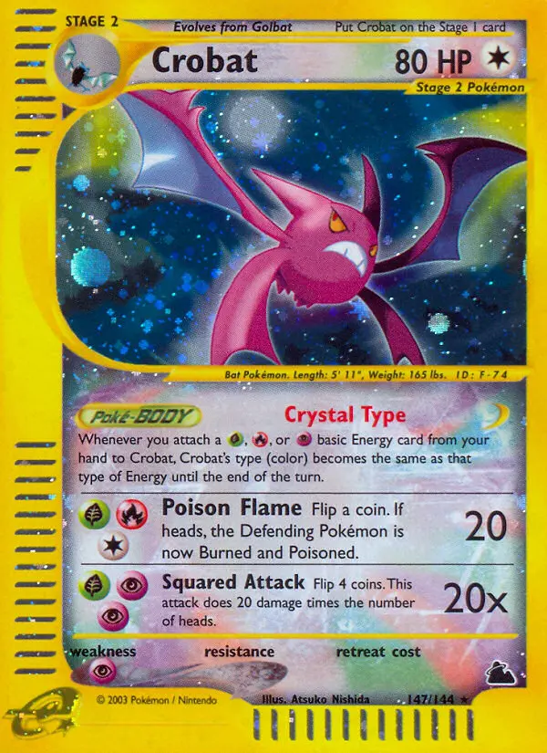 Crobat 147 — the most expensive Crobat card