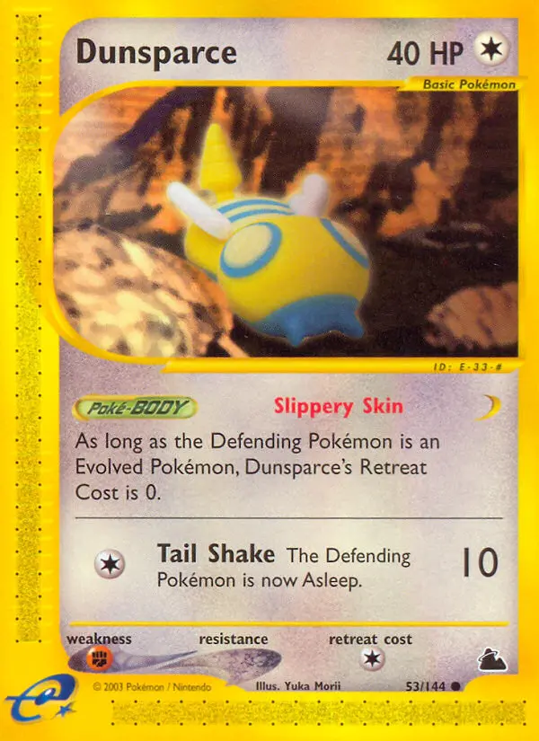 Dunsparce 53 card from Skyridge